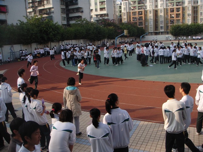 天竺中学体育节田径运动会