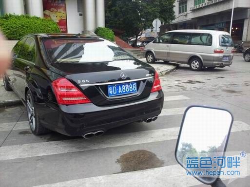 2012版粤d牌s65 amg 靓牌豪车