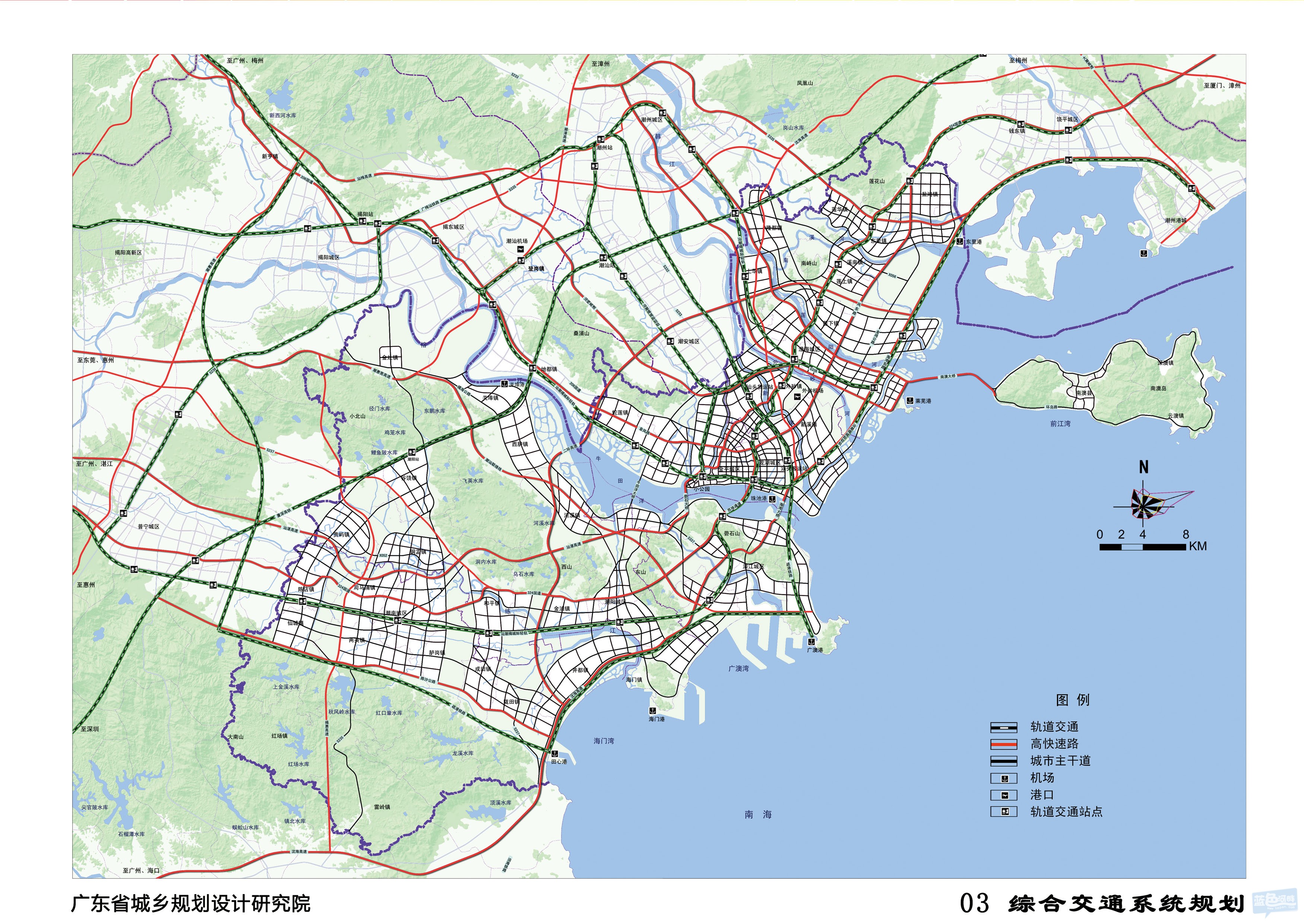 手绘高清路线图看汕头未来大交通网与城市发展的关系... - 知乎