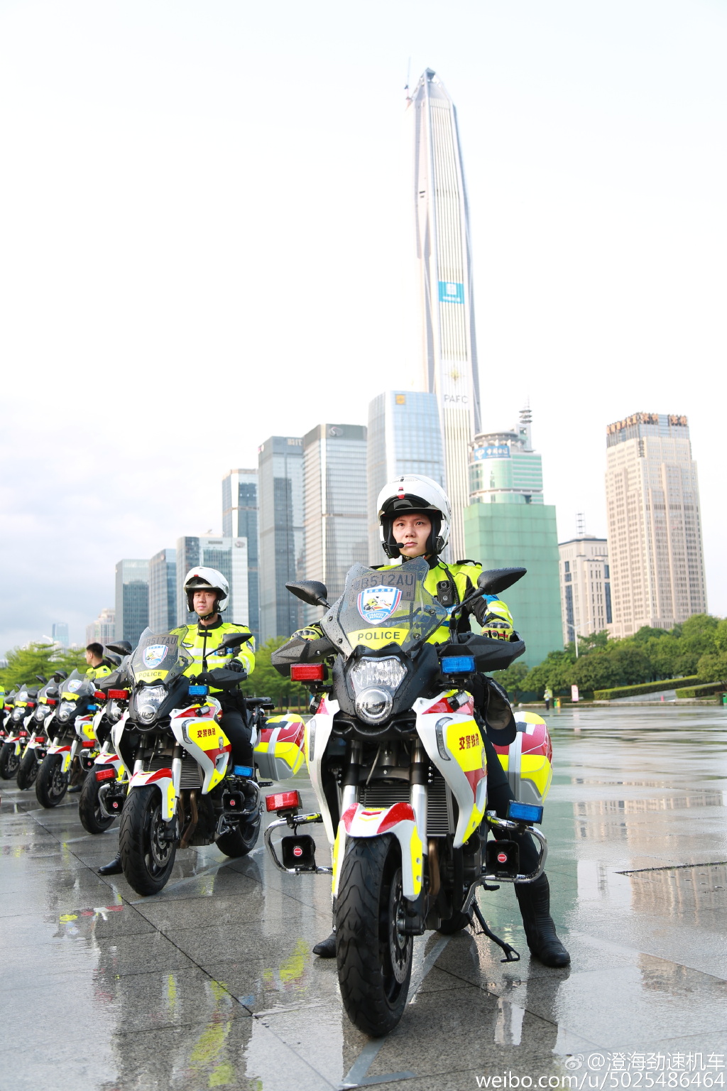 深圳140名交警铁骑蓄势待发 今日起在全市范围内执法